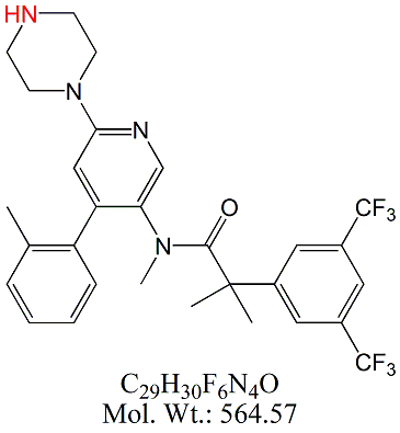 Netupitant N-Desmethyl Impurity